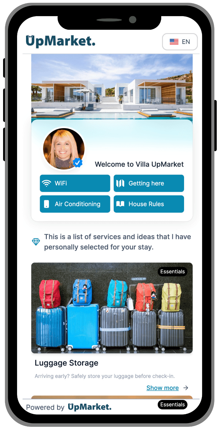 UpMarket for Vacation Rentals UpMarket for Vacation Rentals